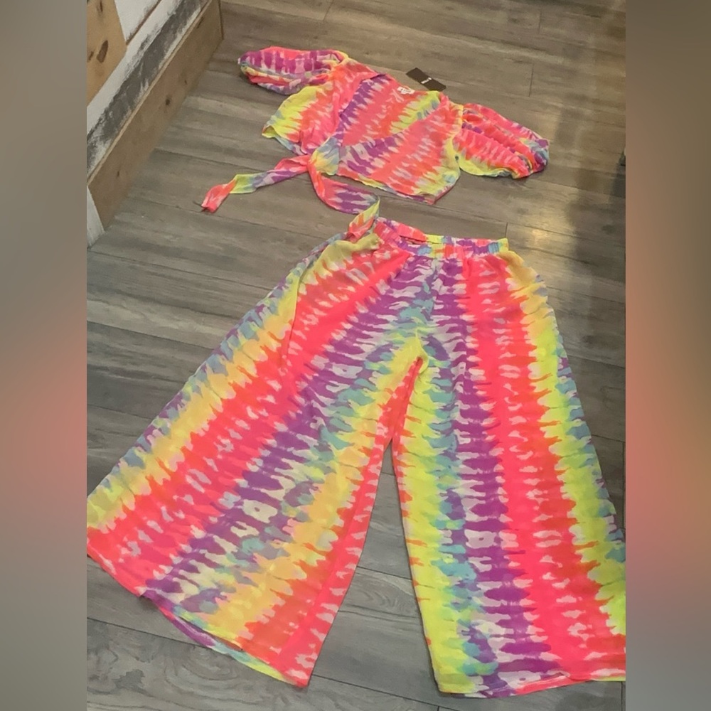 Colorful Tie-Dye womena (2) Piece set